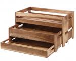 CY740 Churchill Wood Small Rustic Nesting Crate