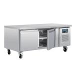 Polar DA462 U-Series Double Door Chef Base Fridge 