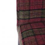 Bolero Dale Dining Chairs Claret Tartan (Pack of 2)  DB988