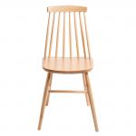 Fameg - 2 Pack - Farmhouse Angled Side Chairs Natural Beech 
