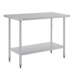 Nisbets Essentials DF677 Self Assembly Stainless Steel Table 1200 x 600mm