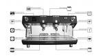 Crem Diamant Pro 3 Group Coffee Machine