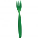 Olympia DL120 Polycarbonate Fork Green - Pack of 12