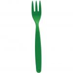 Olympia DL120 Polycarbonate Fork Green - Pack of 12