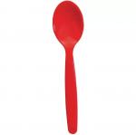 Olympia DL122 Polycarbonate Spoon Red - Pack of 12