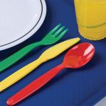 Olympia DL124 Polycarbonate Spoon Green - Pack of 12