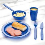 Olympia DL125 Polycarbonate Spoon Blue - Pack of 12