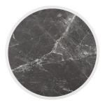 Bolero Fibre Glass Round Table Top Dark Granite Effect