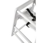 Bolero DL833 Wooden Highchair Antique White Finish