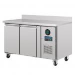 Polar DL916 U-Series Double Door Counter Freezer with Upstand 282Ltr