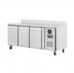 Polar U-Series DL917 Triple Door Counter Freezer with Upstand 417Ltr