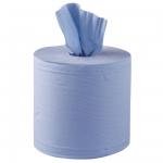 Jantex DL921 Centrefeed Blue Rolls 2ply 120m (Pack of 6)