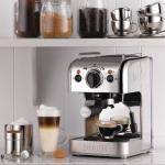 Dualit 3 in 1 Espressivo Coffee Machine Polished Finish.