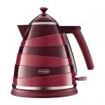 DeLonghi Avvolta Class Kettle White/Black/Red 1.7L