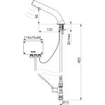 Delabie Binoptic Sensor Tap - DLB-756030