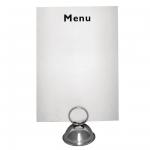 Olympia DM220 Ring Menu Card Holder 