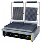Buffalo DM902 Bistro Double Ribbed Contact Grill