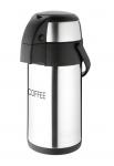 DP128 Olympia Pump Action Airpot Etched 'Coffee' 3Ltr