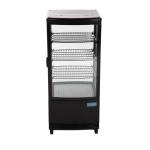 Polar DP288 C-Series Curved Door Display Fridge 86Ltr Black