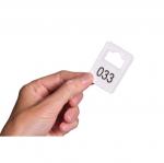 DP918 Chrome Plated Steel Hangers with Tags - Pack of 50