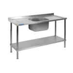 Vogue DR397 Stainless Steel Sink Double Drainer 1800mm