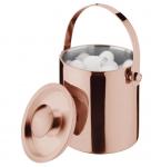 Olympia DR740 Double Walled Ice Bucket with Lid 1Ltr Copper