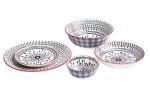 Olympia Fresca small plates blue 178mm- Pack of 6