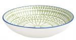 Olympia fresca flat bowls green 195mm- pack of 6.