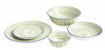 Olympia fresca flat bowls green 195mm- pack of 6.