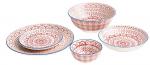 Olympia fresca small bowls red 120mm- pack of 6 