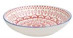 Olympia fresca flat bowls red 195mm- pack of 6
