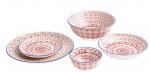 Olympia fresca large bowls red 205mm- pack of 4