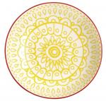 Olympia fresca flat bowls yellow 195mm- pack of 6