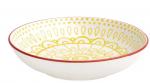 Olympia fresca flat bowls yellow 195mm- pack of 6