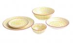 Olympia Fresca plates yellow 268mm- pack of 4 