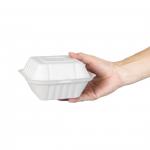 Fiesta Green DW246 Compostable Bagasse Burger Boxes 153mm (Pack of 500)
