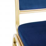 Bolero DY696 - 4 Pack - Regal Banquet Chairs - Sapphire 