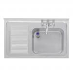 Vogue Single Sink Left Hand Drainer 1200mm – DY822.