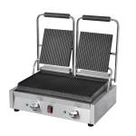 Buffalo Bistro Double Ribbed Contact Grill  DY994