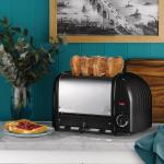 Dualit 4 Slice Vario Toaster Black 40344 - E266