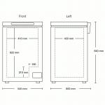 Elstar ECF98 Commercial Chest Freezer - 98ltr