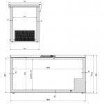 Elcold EL45SS Chest Freezer with Stainless Steel Lid