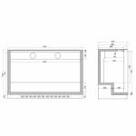 Elstar EM331S Sliding Triple Door Bottle Cooler