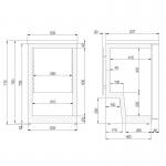 Tefcold BC85 92 Litre Undercounter Display Fridge