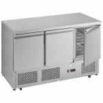 Interlevin ESL1365 Commercial 3 Door Refrigerated Prep Counter