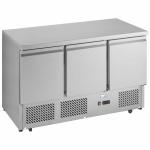 Interlevin ESL1365 Commercial 3 Door Refrigerated Prep Counter