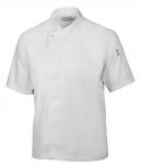 Chef Works A857 Cool Vent White Short Sleeve Executive Chef Jacket