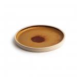 Olympia Canvas FA307 Flat Round Plate Sienna Rust (Pack of 6) 180mm