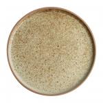 Olympia Canvas FA335 Flat Round Plates Wheat (Pack of 6) 180mm