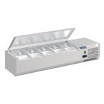 Polar G-Series Countertop Prep Fridge with Lid 5x 1/4GN - FA854